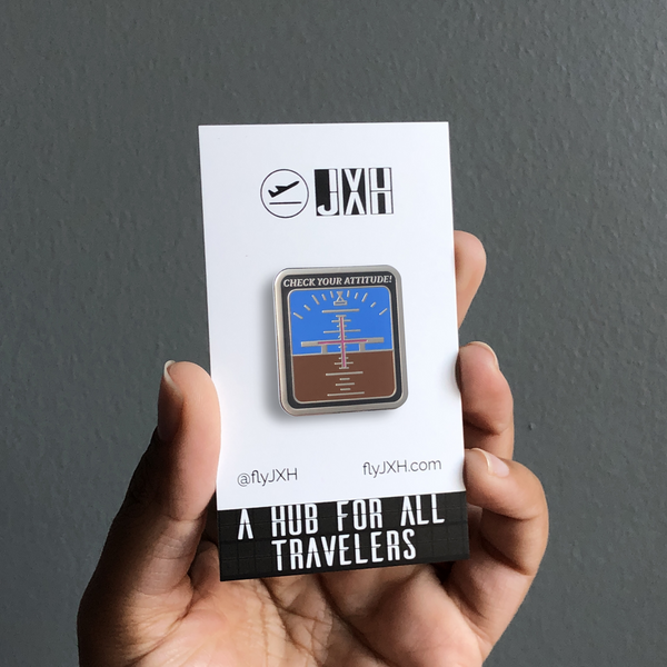 Attitude Indicator - Enamel Pin