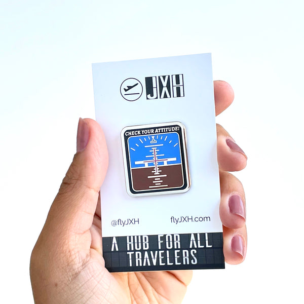 Attitude Indicator - Enamel Pin