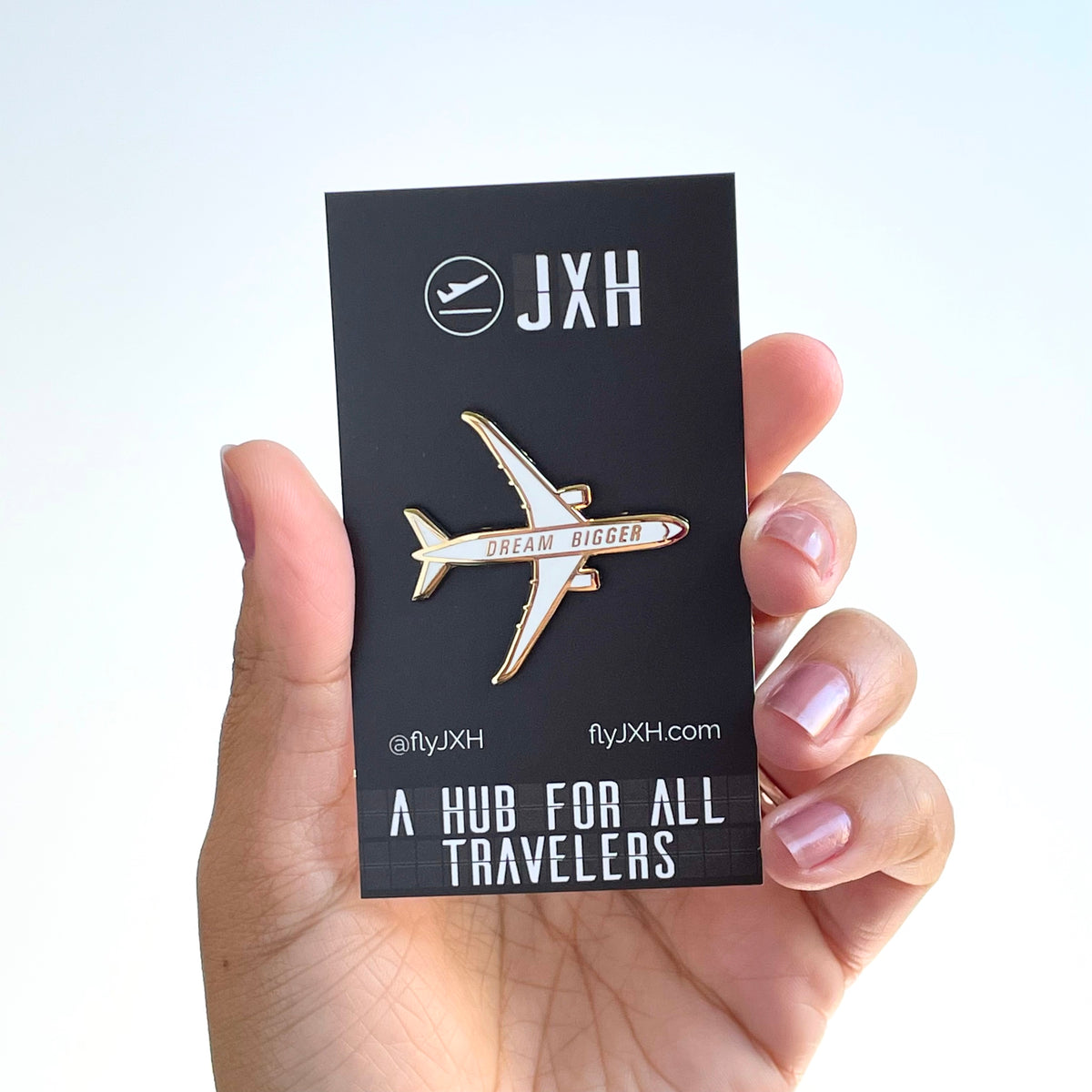 AIRPLANE ENAMEL PIN - A Dream Maker Pin – Dream Maker Pins