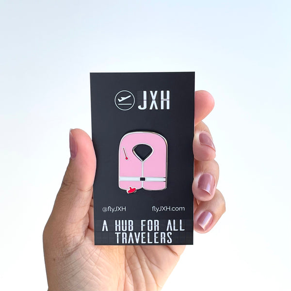 Life Vest | Breast Cancer Awareness - Enamel Pin
