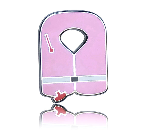 ife Vest| Breast Cancer Awareness Hard Enamel Pin 